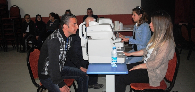 Ücretsiz Göz Taramasına Eğirdir Yoğun İlgi Gösterdi
