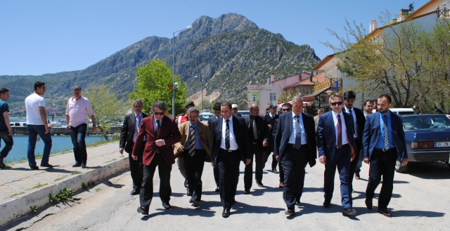 Denktaş Eğirdir'de...