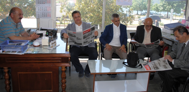 Eğirdirliler Yardımlaşma Derneğinden Gazetemize Ziyaret