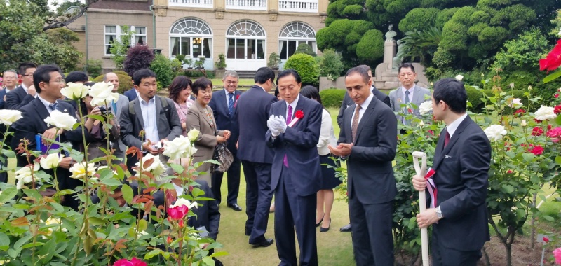 Isparta gülü Japonya'da