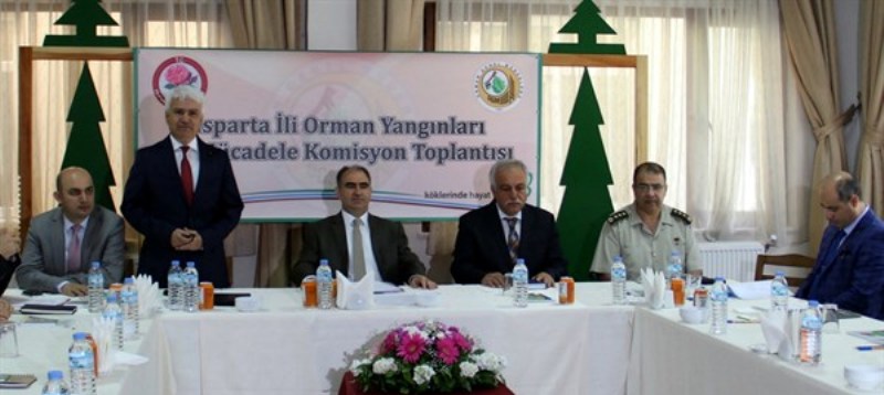 ORMAN YANGINLARIYLA MÜCADELE KOMİSYONU TOPLANDI