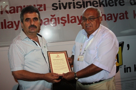 EĞİRDİR, KAN BAĞIŞINDA ARTIK MADALYALI