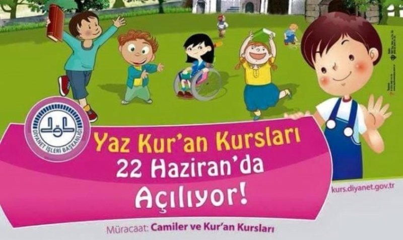 Yaz Kur'an kursları başlıyor