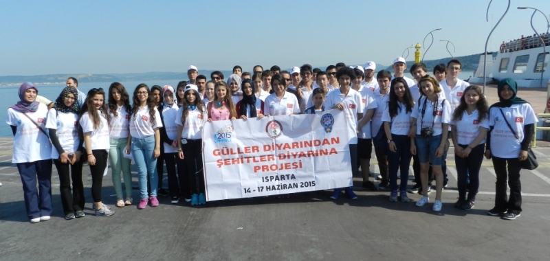 ISPARTA EMNİYETİ GENÇLERİ ÇANAKKALE'YE GÖTÜRDÜ