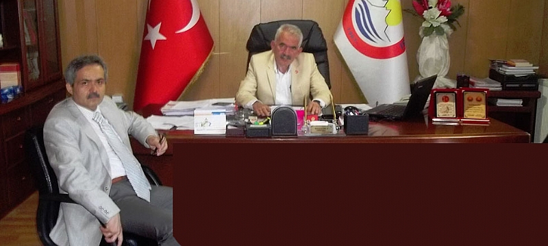 Kaymakam Yılmaz'dan Başkan Pala'ya Veda Ziyareti