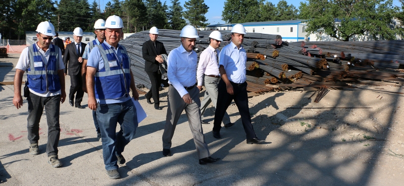 VALİ ÖZKAN ISPARTA'DAKİ  SAĞLIK YATIRIMLARINDA İNCELEMELERDE BULUNDU