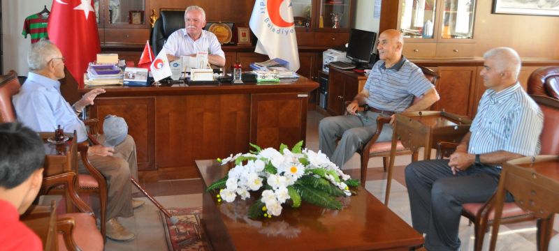 Emekli Korgeneral Sami Zığ'dan Başkan Şengöl'e ziyaret