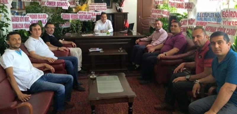 EGİAD'DAN KAYMAKAM AKDAŞ'A HAYIRLI OLSUN ZİYARETİ