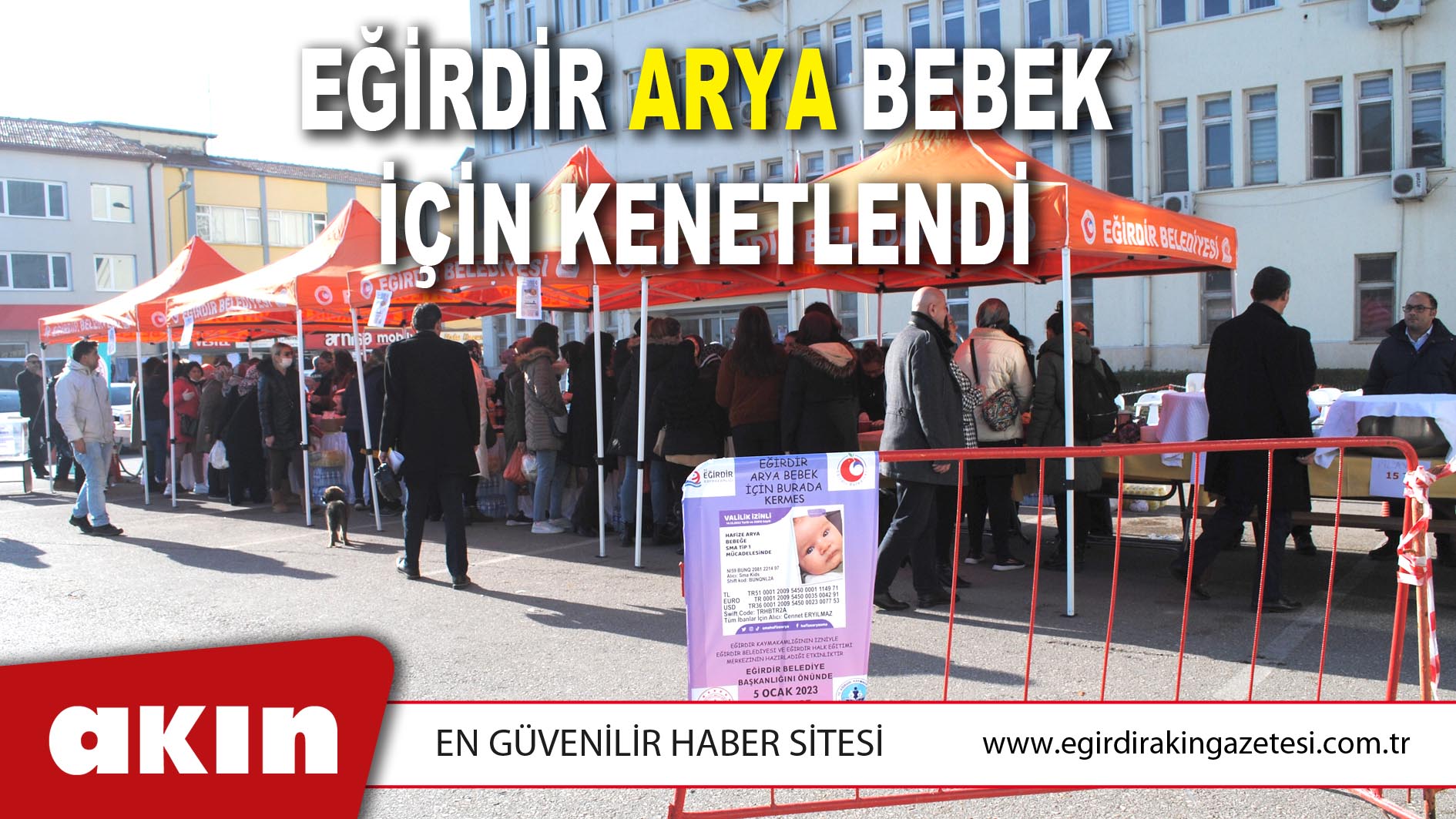 EĞİRDİR ARYA BEBEK İÇİN KENETLENDİ