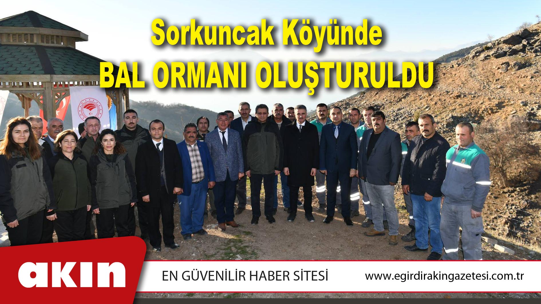 Sorkuncak Köyünde Bal Ormanı Oluşturuldu