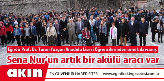 Sena Nur'un artık bir akülü aracı var