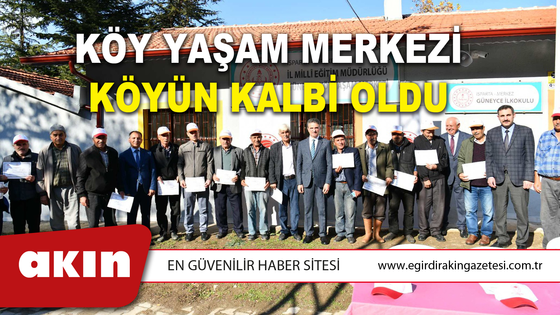 Köy Yaşam Merkezi Köyün Kalbi Oldu