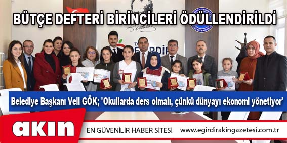 Bütçe Defteri Birincileri Ödüllendirildi