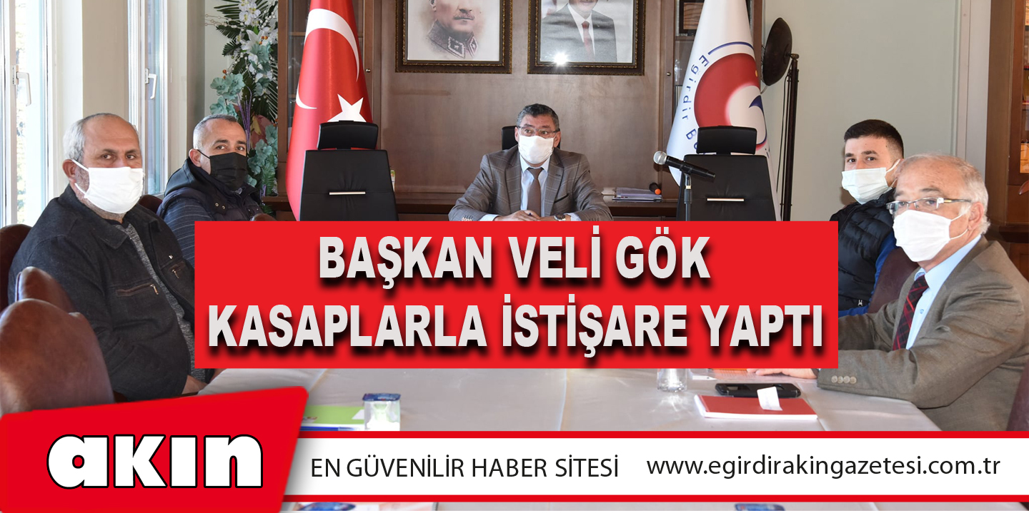 Başkan Veli Gök Kasaplarla İstişare Yaptı