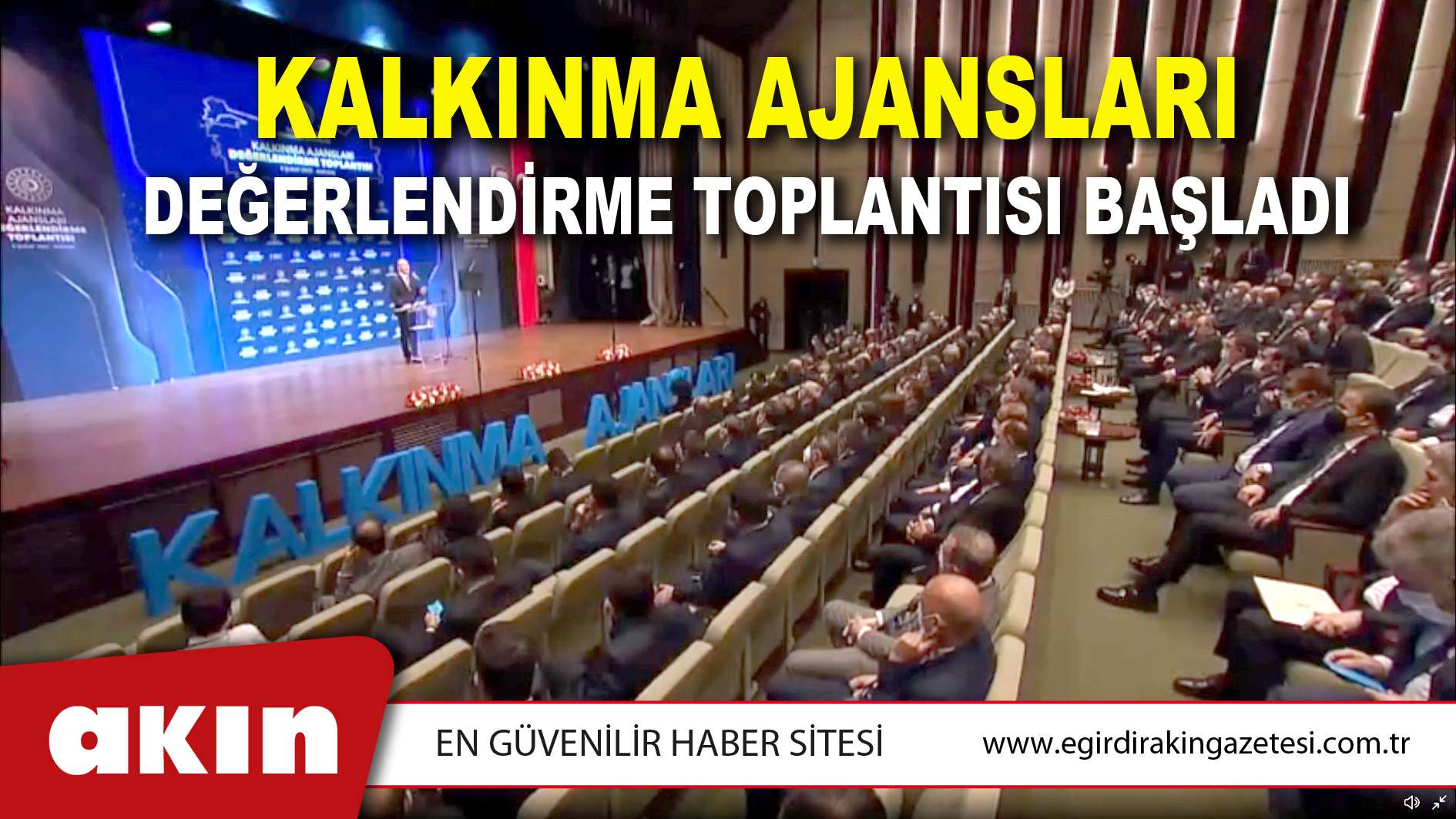 Kalkınma Ajansları Değerlendirme Toplantısı Başladı