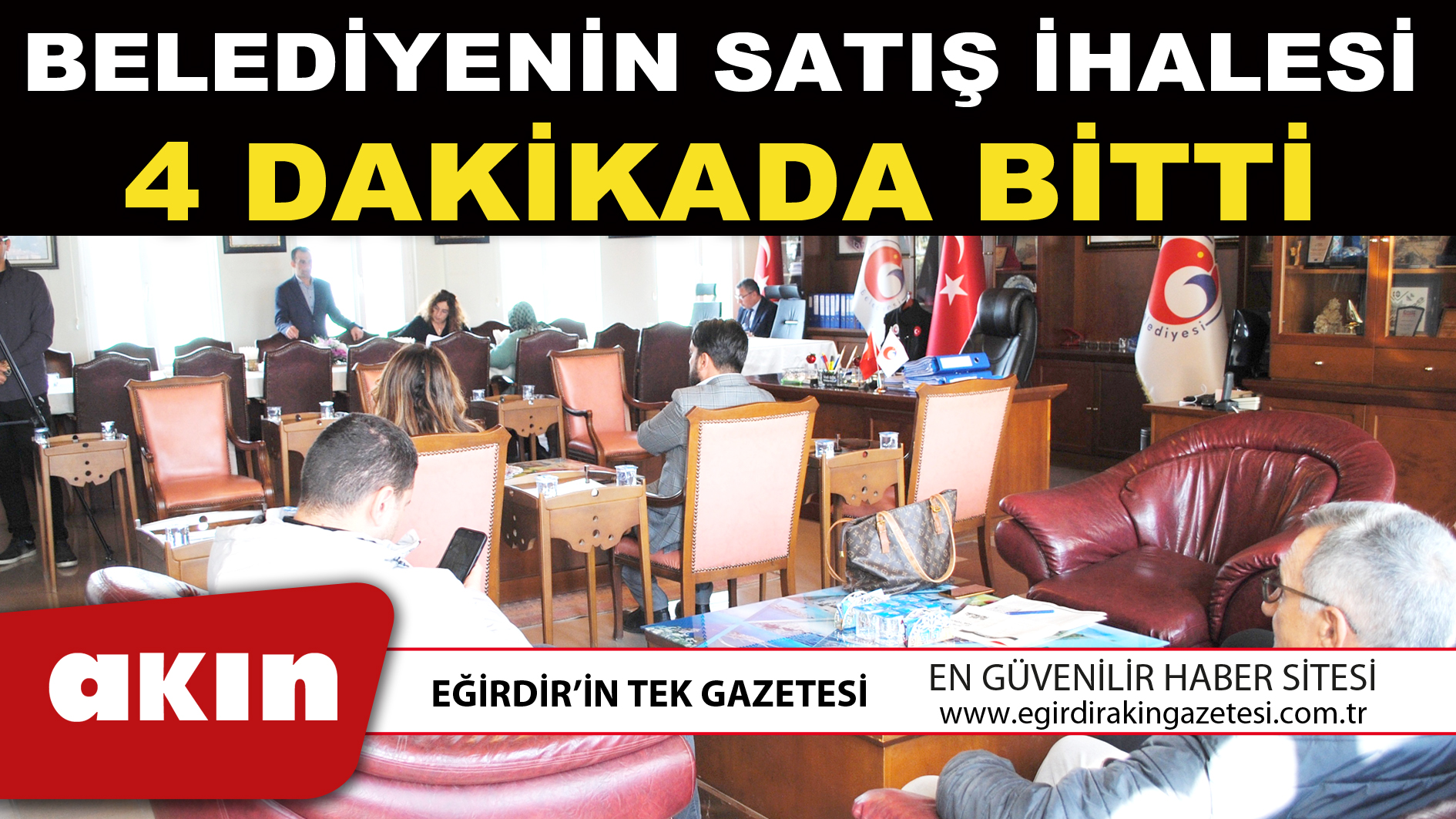 BELEDİYENİN SATIŞ İHALESİ 4 DAKİKADA BİTTİ