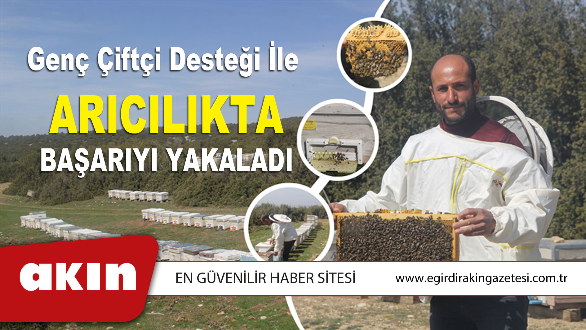 Genç Çiftçi Desteği İle  Arıcılıkta Başarıyı Yakaladı