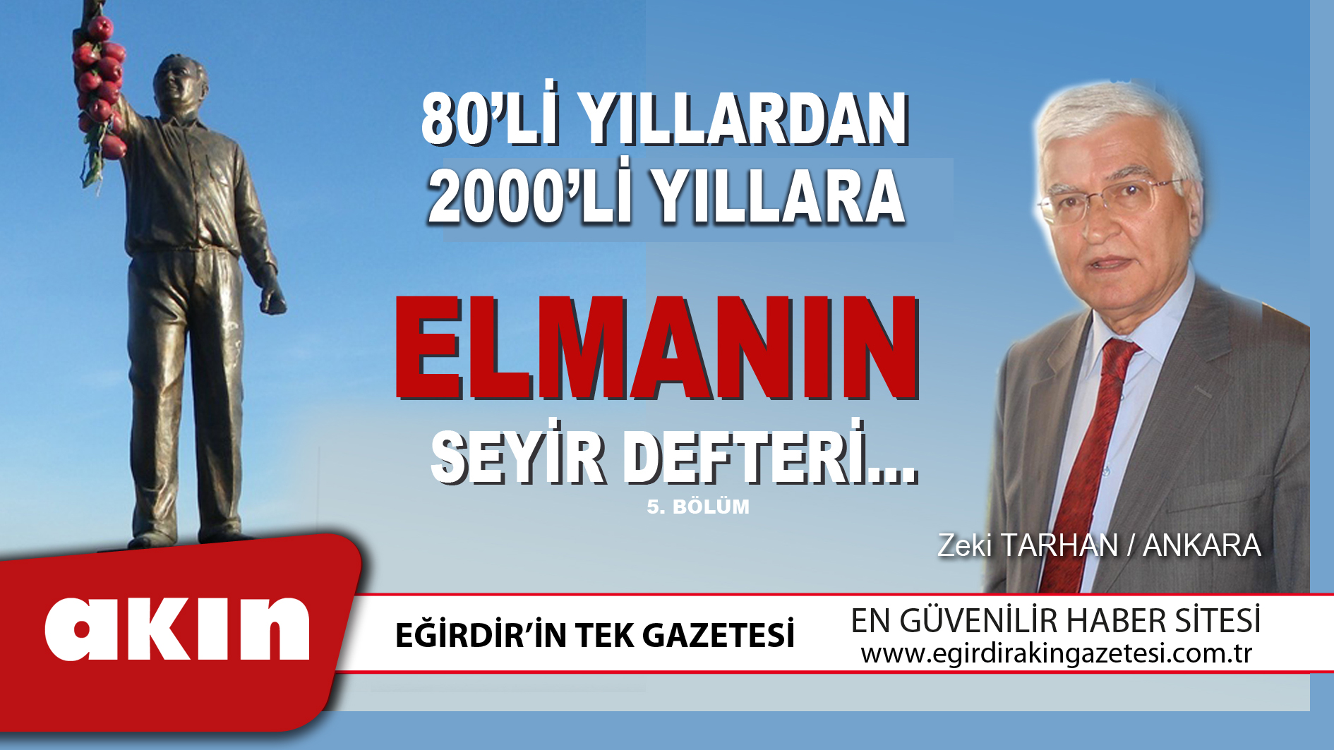 80’ Lİ YILLARDAN 2000’ Lİ YILLARA ELMANIN SEYİR DEFTERİ… (5. Bölüm)