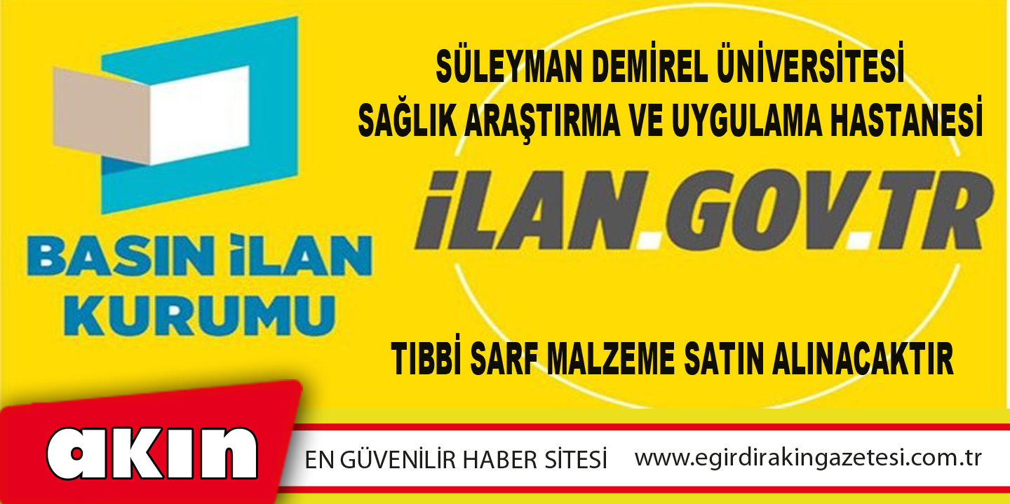 eğirdir haber,akın gazetesi,egirdir haberler,son dakika,Süleyman Demirel Üniversitesi Sağlık Araştırma Ve Uygulama Hastanesi 