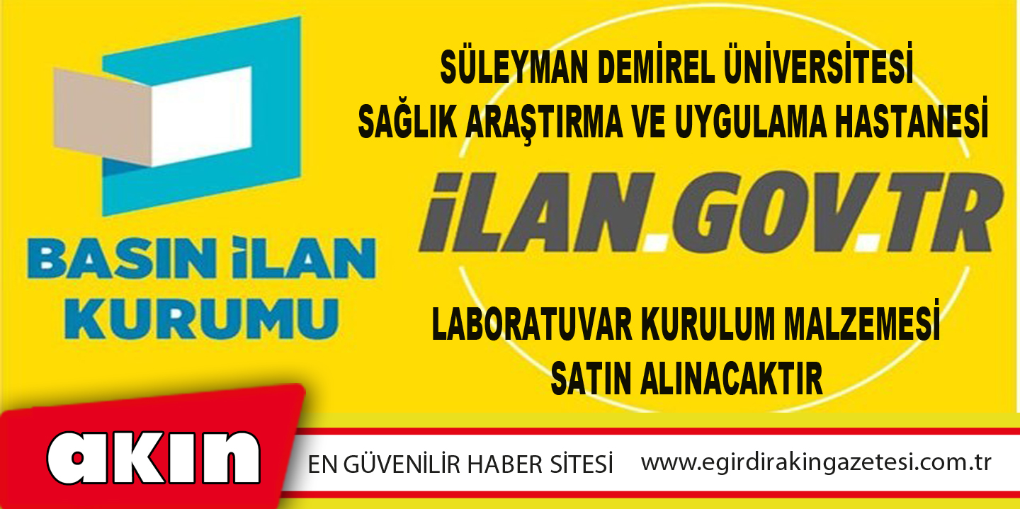 eğirdir haber,akın gazetesi,egirdir haberler,son dakika,Süleyman Demirel Üniversitesi Sağlık Araştırma Ve Uygulama Hastanesi 
