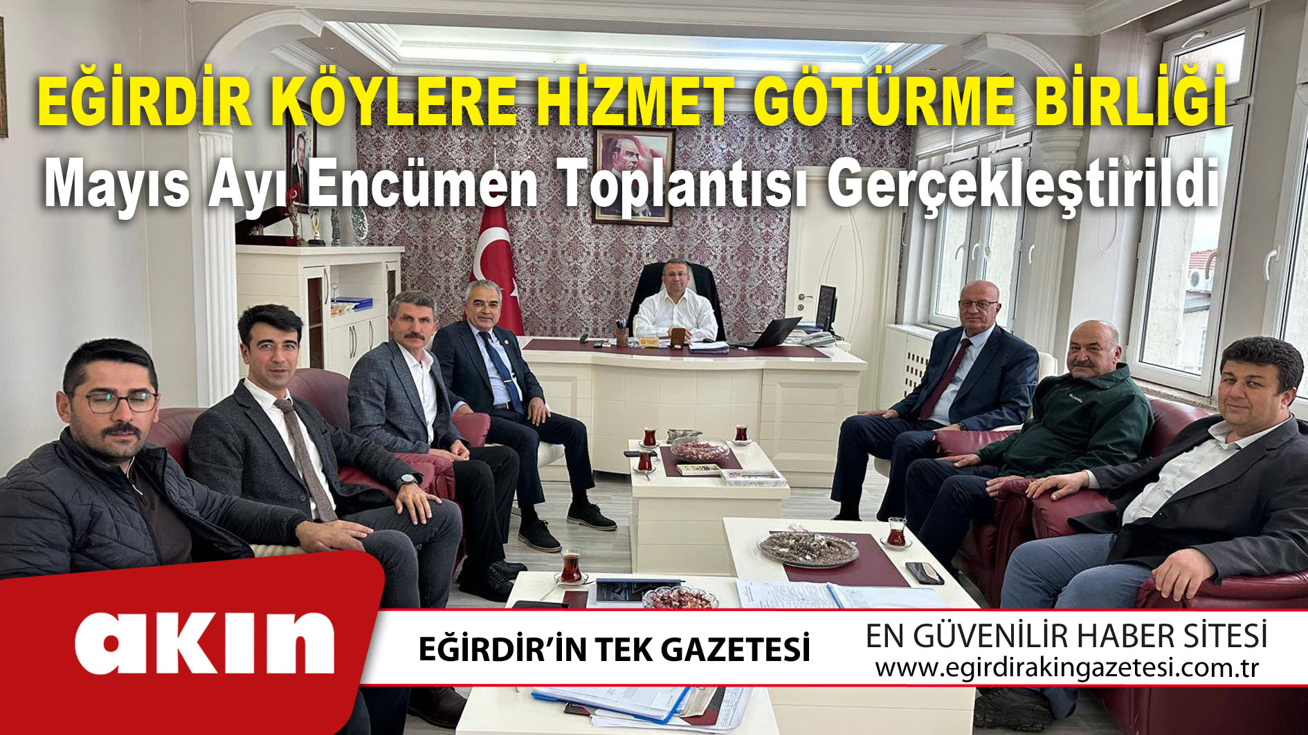 Eğirdir Köylere Hizmet Götürme Birliği Mayıs Ayı Encümen Toplantısı Gerçekleştirildi 