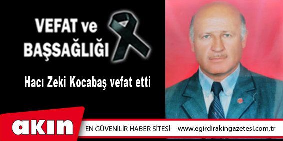 VEFAT ve BAŞSAĞLIĞI