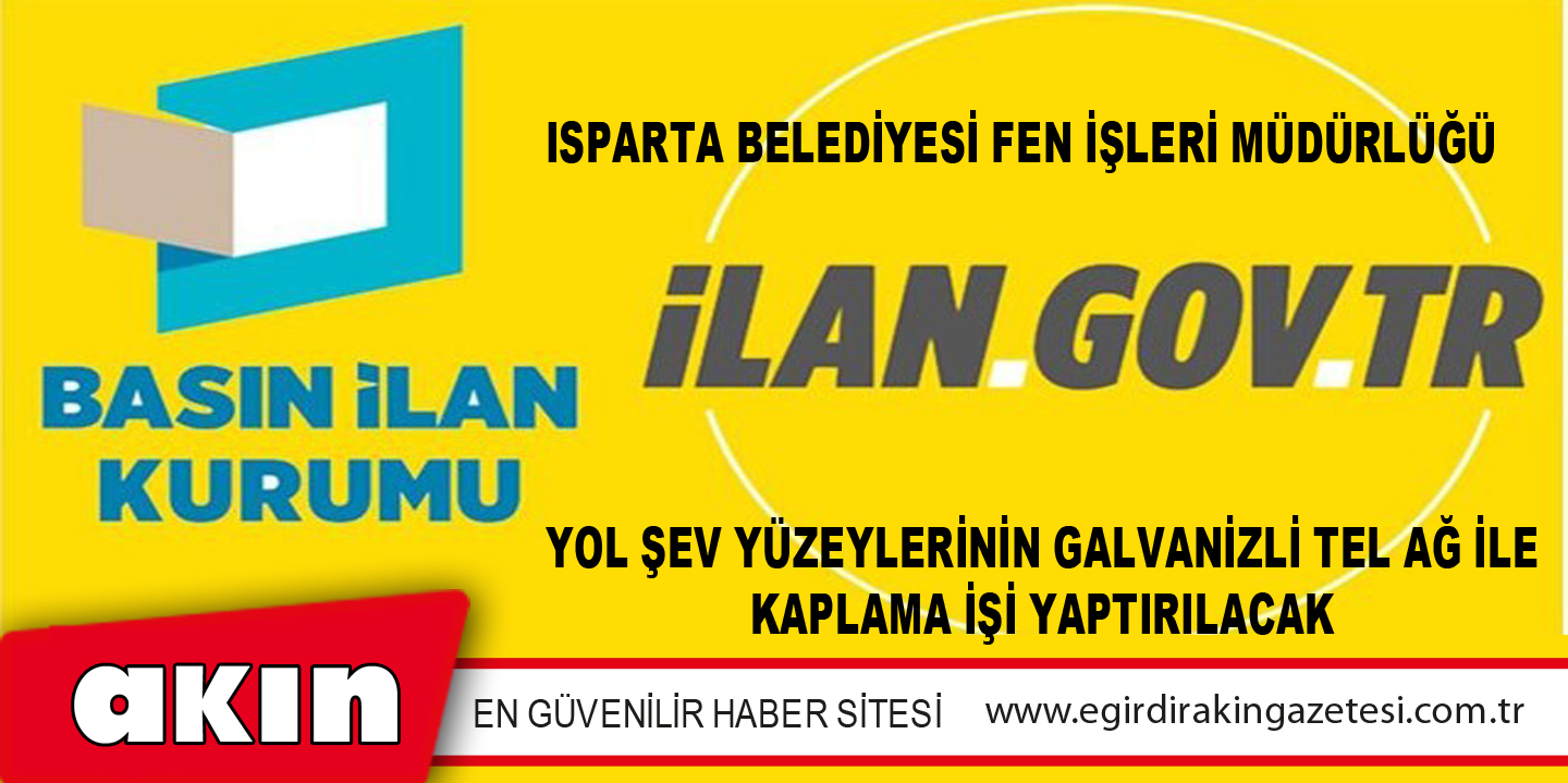 Isparta Belediyesi Fen İşleri Müdürlüğü