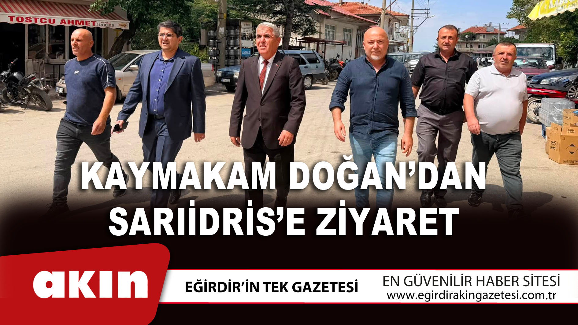 Kaymakam Doğan’dan Sarıidris’e Ziyaret
