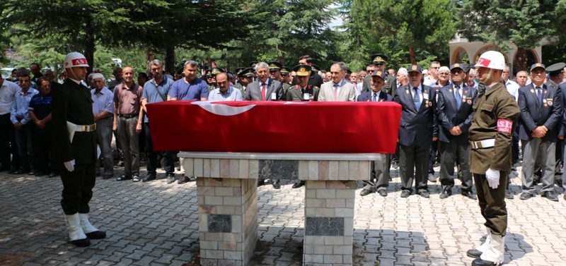 KORE GAZİSİ SON YOLCULUĞUNA UĞURLANDI