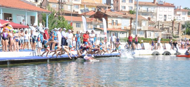 Eğirdir triatlonu başladı