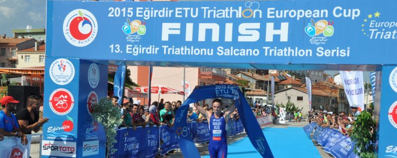 Eğirdir Triatlonu Avrupa Kupası Pazar günü yapıldı