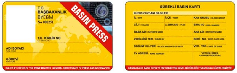 YENİ BASIN KARTI YÖNETMELİĞİ RESMİ GAZETEDE YAYIMLANARAK YÜRÜRLÜĞE GİRDİ