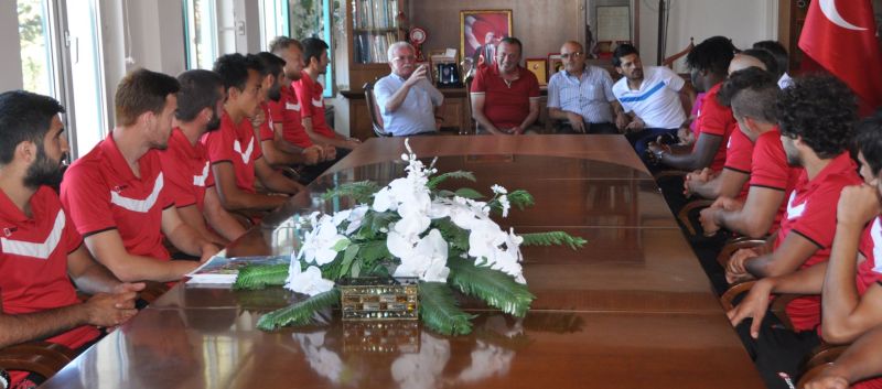 Kupa Maçı Öncesi Başkan Şengöl'e Ziyaret