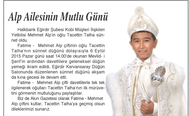 Alp Ailesinin Mutlu Günü