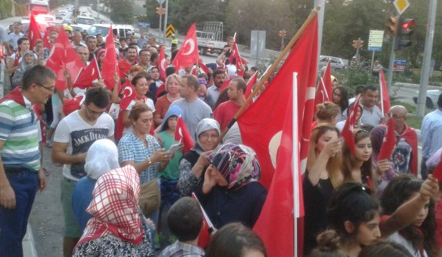 ŞEHİDE SAYGI, TERÖRE LANET!