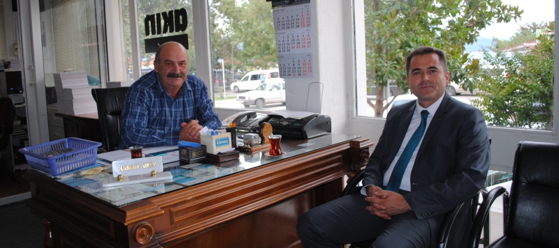 Kaymakam Akdaş, Gazetemizi Ziyaret Etti