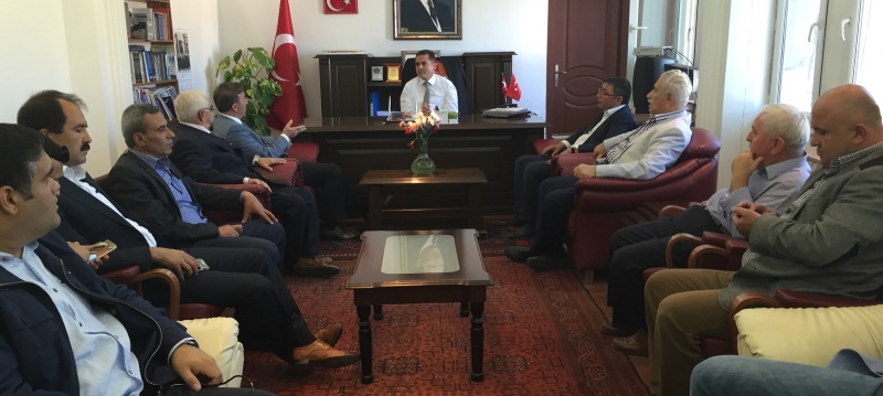 Milletvekili Adayı Said Yüce Kaymakam Akdaş'ı Ziyaret etti