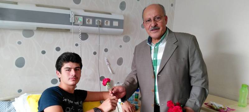 AK Parti Isparta Milletvekili Adayı Haydar Kemal Kurt Hastaları ziyaret etti