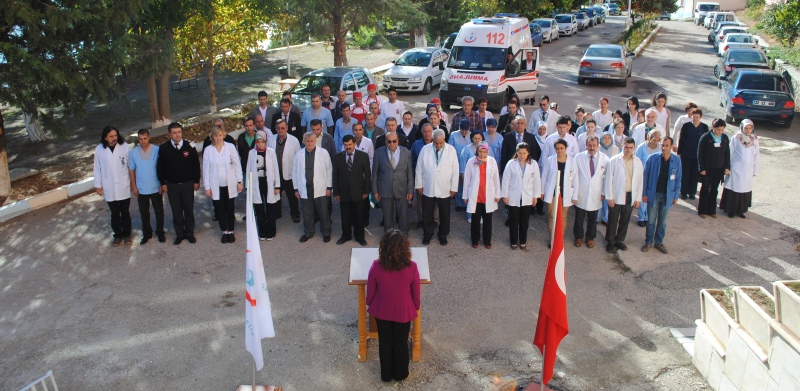 Terör, Eğirdir'de Sağlık Çalışanları Tarafından Protesto Edildi