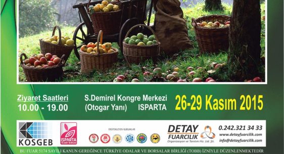 Tarım ve Hayvancılık Fuarı 26 Kasım'da