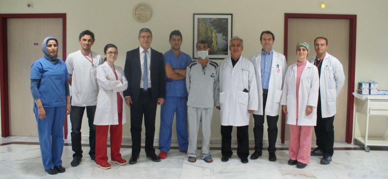 SDÜ Hastanesi'nde Karaciğer Nakli Yapılan Hasta Taburcu Oldu