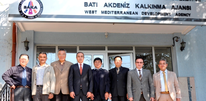 Çinli heyet, teşekkür için BAKA'da