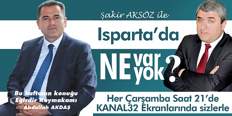 BU HAFTANIN KONUĞU KAYMAKAM AKDAŞ