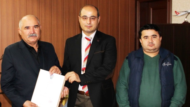 Şehit Uludağ'n Babasına Şehitlik Belgesi Verildi