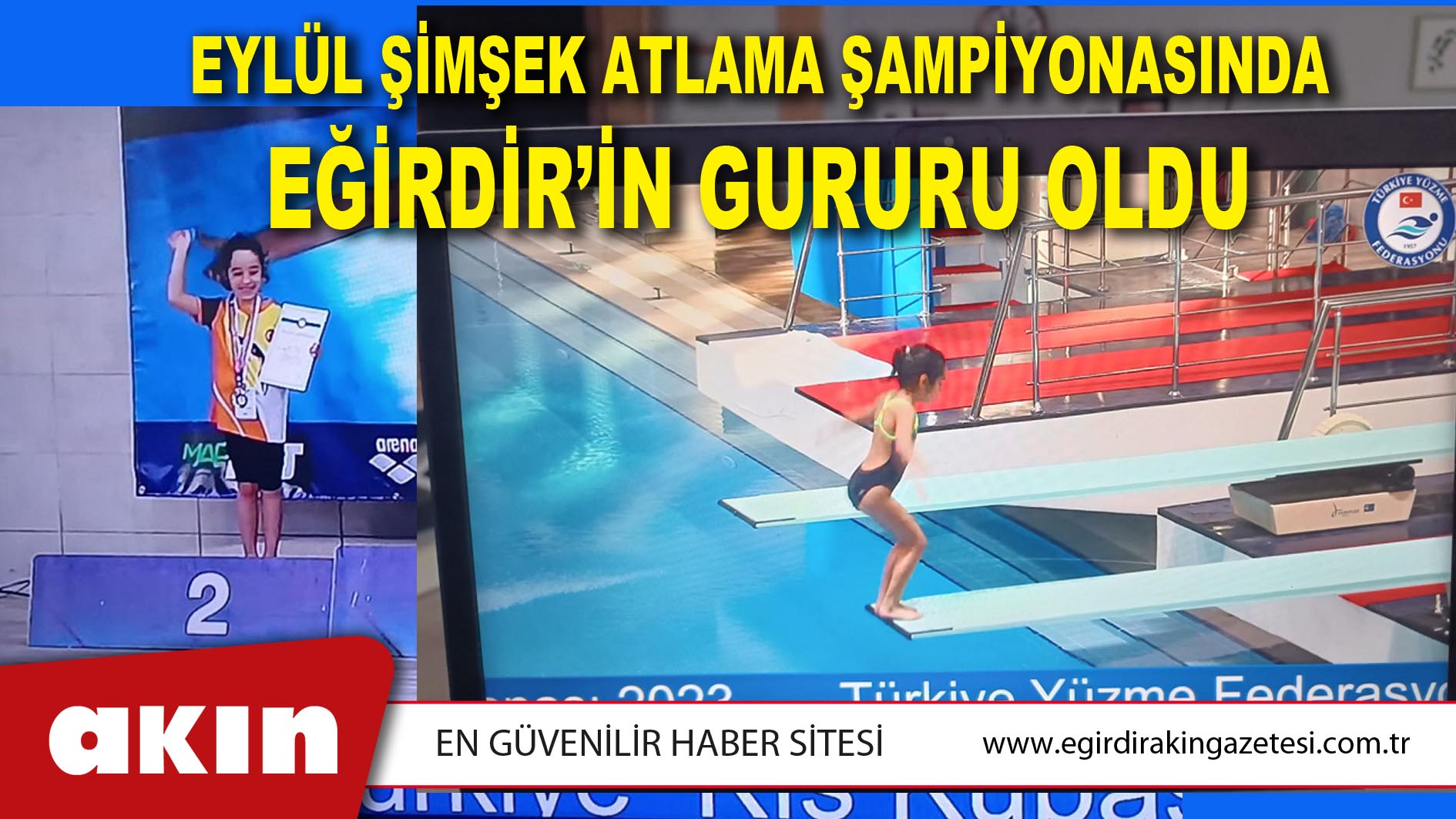 Eylül Şimşek Atlama Şampiyonasında Eğirdir’in Gururu Oldu