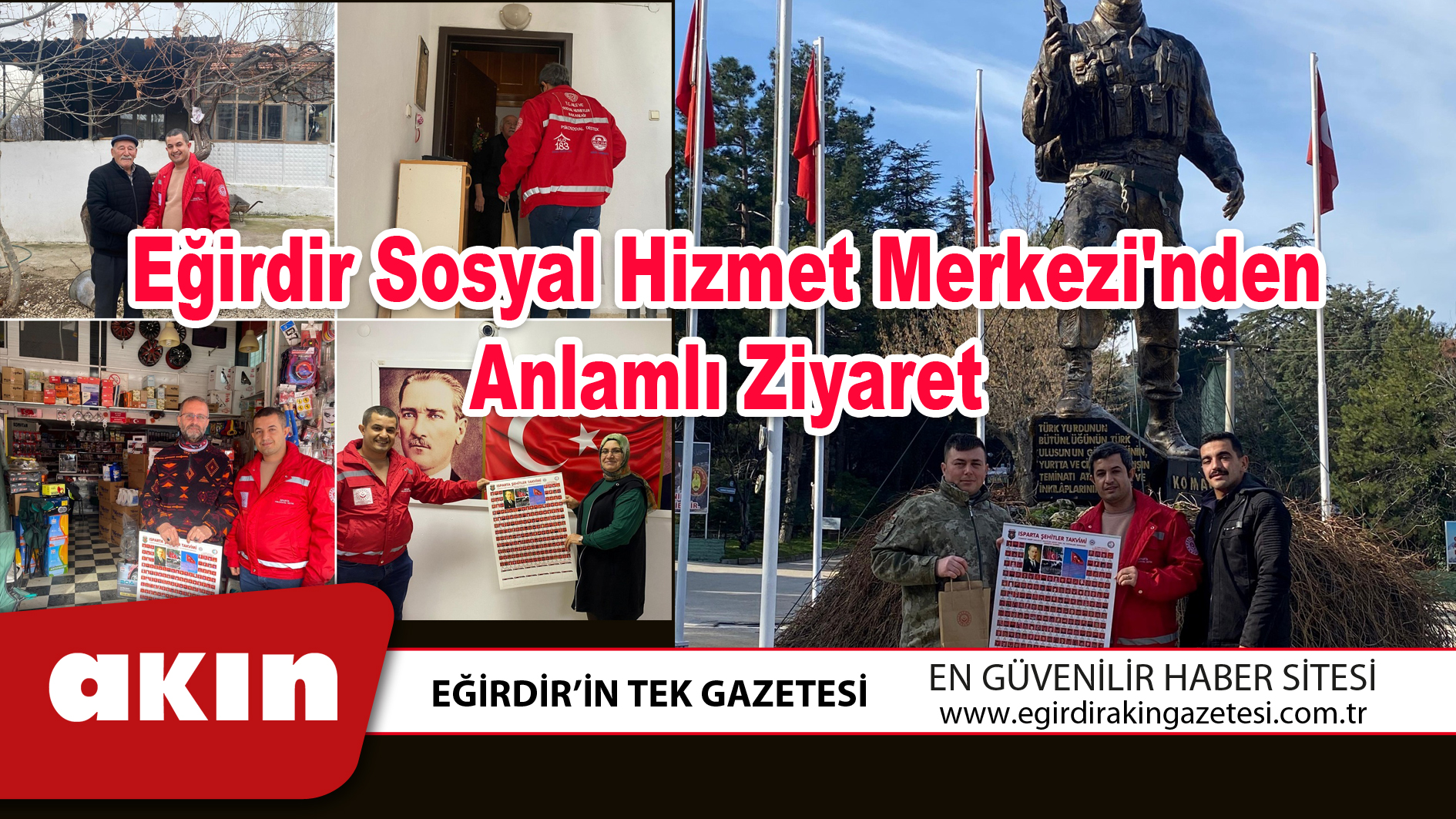 Eğirdir Sosyal Hizmet Merkezi'nden Anlamlı Ziyaret