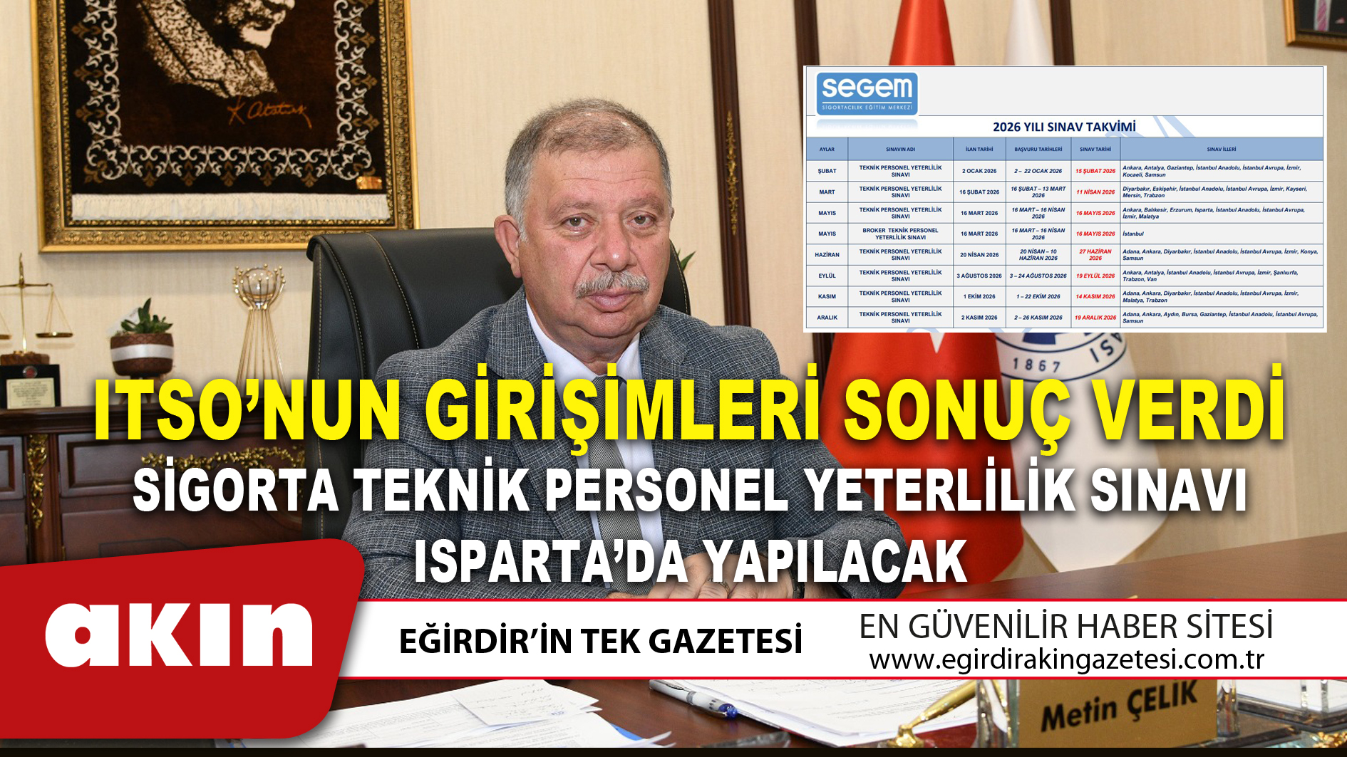 ITSO’NUN GİRİŞİMLERİ SONUÇ VERDİ