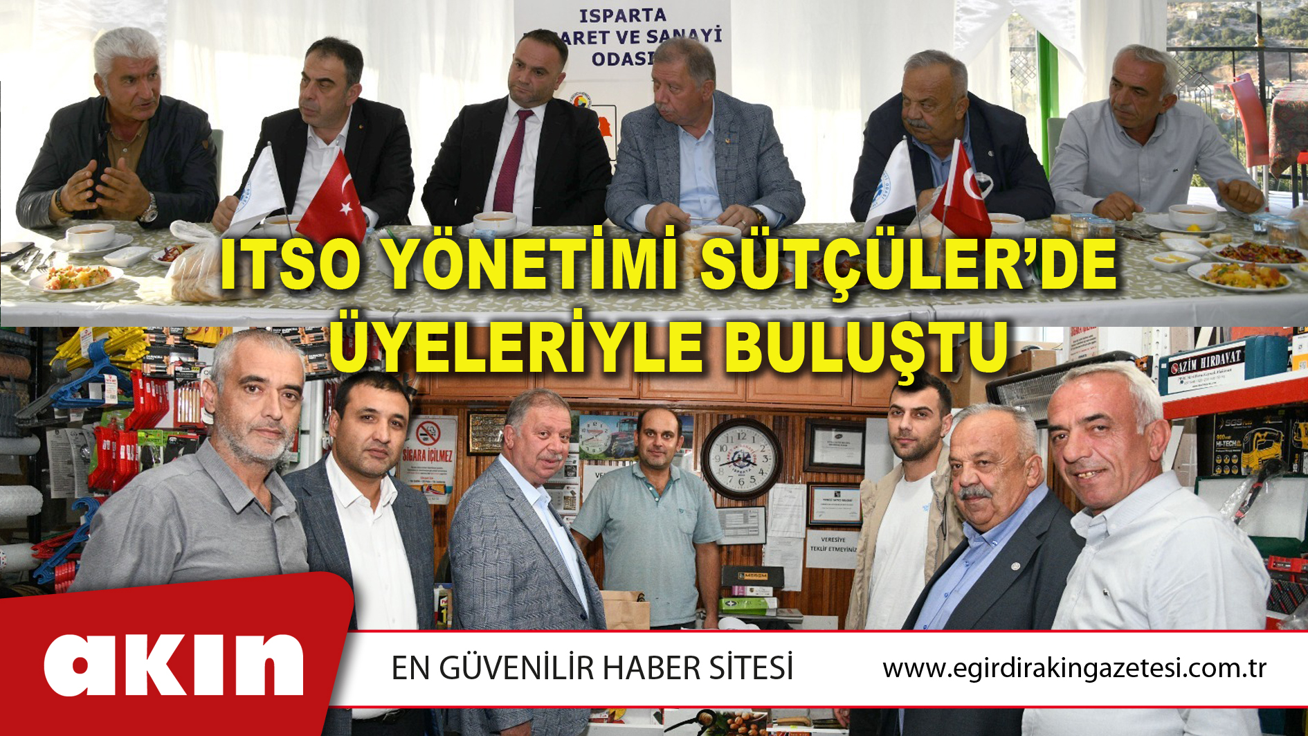 ITSO YÖNETİMİ SÜTÇÜLER’DE ÜYELERİYLE BULUŞTU