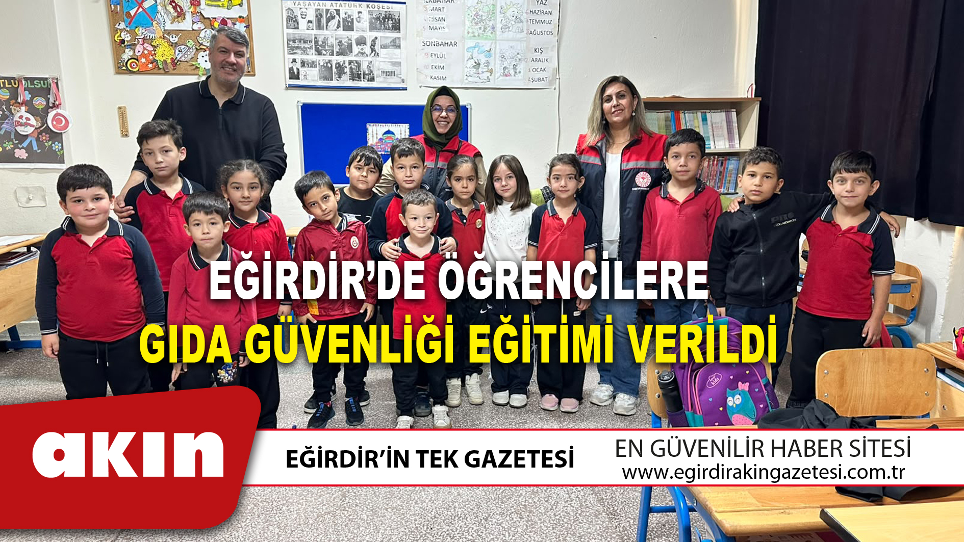 EĞİRDİR’DE ÖĞRENCİLERE GIDA GÜVENLİĞİ EĞİTİMİ VERİLDİ