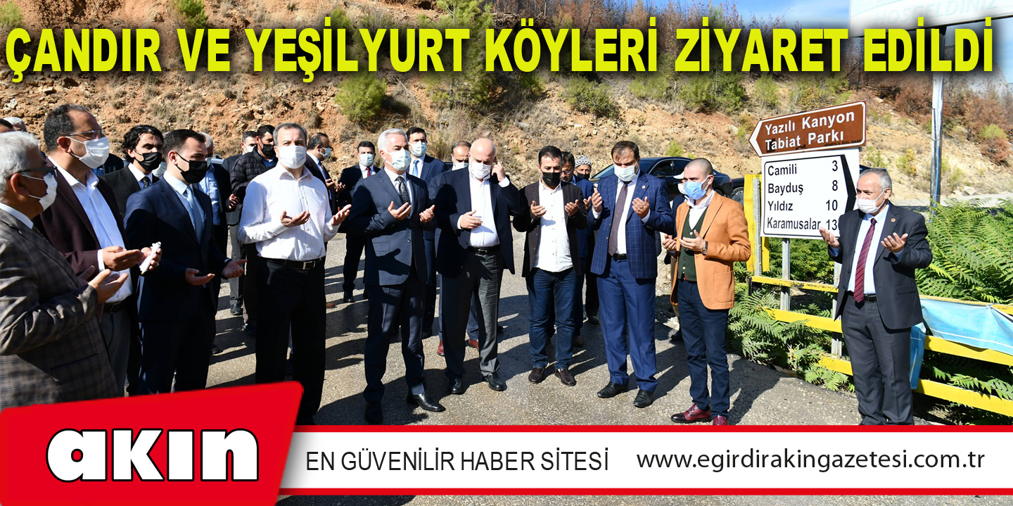 Çandır Ve Yeşilyurt Köyleri Ziyaret Edildi